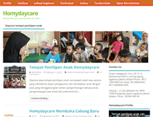 Tablet Screenshot of homydaycare.com